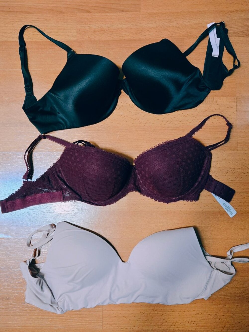 3 Victoria's Secret Bras